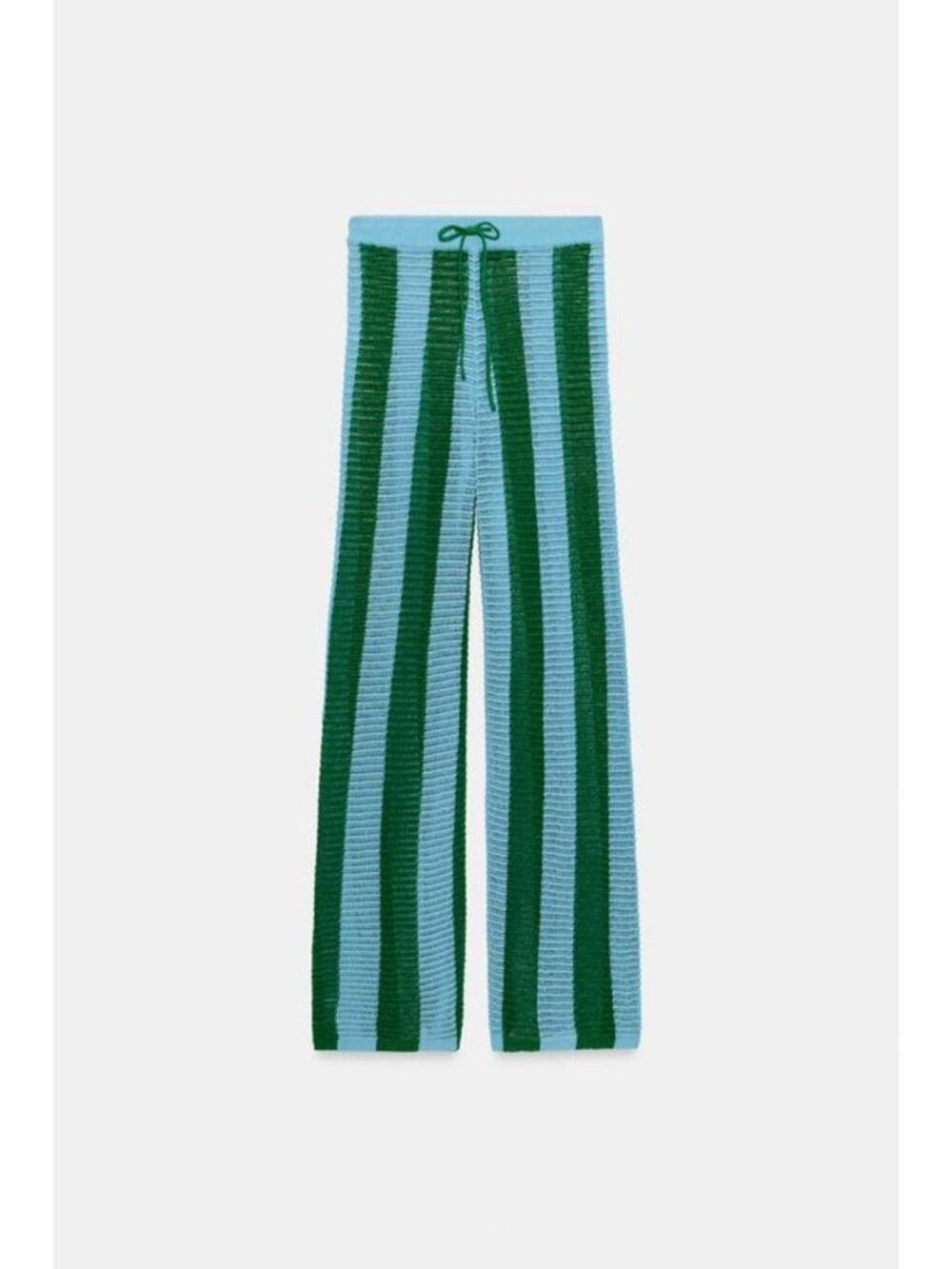 ZARA STRIPED KNIT PANTS
